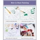 thumbnail image 3 of Kit de Pintura por Números VIGEGU 4 unidades con caballete, 3 of 4