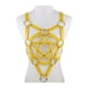 thumbnail image 1 of PU Leather Body Harness Fetish Punk Goth Metal Rivet Belt Strap Pentagram Bra, 1 of 3