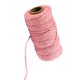 thumbnail image 5 of Cuerda De Algodón Retorcida Bolso Suave Cuerda Rebordear Cuerda Trenzada Artesanía Rosa, 5 of 5