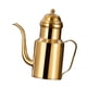 thumbnail image 2 of Botella Dispensadora de Aceite de Acero Inoxidable con Recipiente, Vertido Suave, Portátil, Fácil de Limpiar, para Uso Doméstico con Aceite de Oliva. Oro, 2 of 5