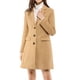 thumbnail image 5 of Abrigos de mujer INSPIRE CHIC con solapa, de manga larga, de un solo botón, abrigo de otoño e invierno en marrón, 5 of 7