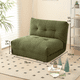 thumbnail image 3 of Sofá Cama Plegable De Tela Minimalista Verde musgo, 3 of 8