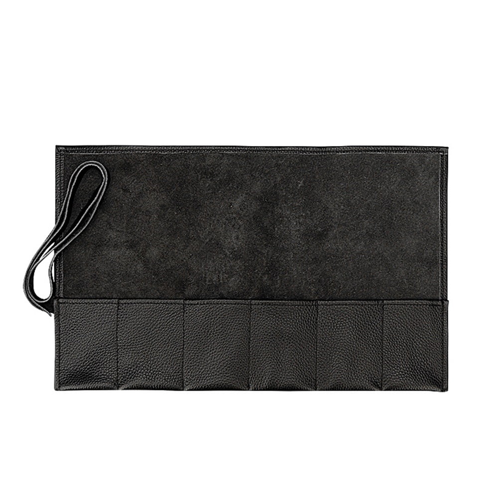 Xusx111 - Reloj De Viaje De Cuero Roll-watch Case Display Organizador Y Almacenamiento Para 6 Relojes, Accesorio De Regalo Para Amantes Del Reloj (negro, Excluyendo Relojes)