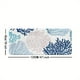 thumbnail image 1 of 1pc Fall Non-slip Bathroom Rug, Coral Blue Coastal Nautical Absorbent Floor Mat, Indoor Outdoor Anti-Slip Floor Mat, 16x24inch/20x31inch/18x47inch, Farmhouse For Home Decor, 1 of 5