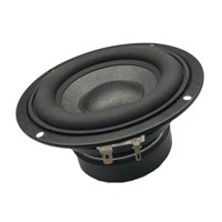 Magideal - 4.5 Pulgadas Woofer Subwoofer Altavoz Estéreo Borde De Goma Altavoz Reproductor Estable Multimedia Bajo Hifi Amplificador Altavoz Para Viajes Coche Al