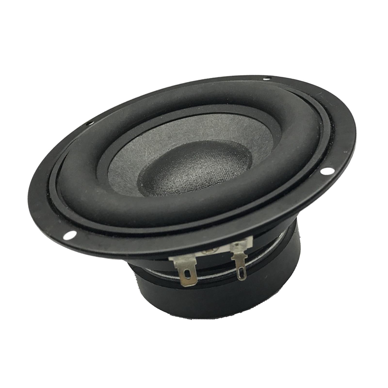 Magideal - 4.5 Pulgadas Woofer Subwoofer Altavoz Estéreo Borde De Goma Altavoz Reproductor Estable Multimedia Bajo Hifi Amplificador Altavoz Para Viajes Coche Al