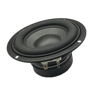 Magideal - 4.5 Pulgadas Woofer Subwoofer Altavoz Estéreo Borde De Goma Altavoz Reproductor Estable Multimedia Bajo Hifi Amplificador Altavoz Para Viajes Coche Al