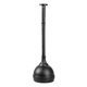 thumbnail image 1 of Desatascador mDesign Hyde Collection con bandeja de almacenamiento negra, 1 of 7