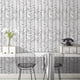 thumbnail image 2 of 1 Roll, Herringbone Pattern Wallpaper, 39.4inchX17.7inch, Balck And White, Nordic Thick Peel And Stick, Refrigerator Speaker Dryer Cabinet Oven Appliance Furniture Room Background Kitchen Renovation, 2 of 4