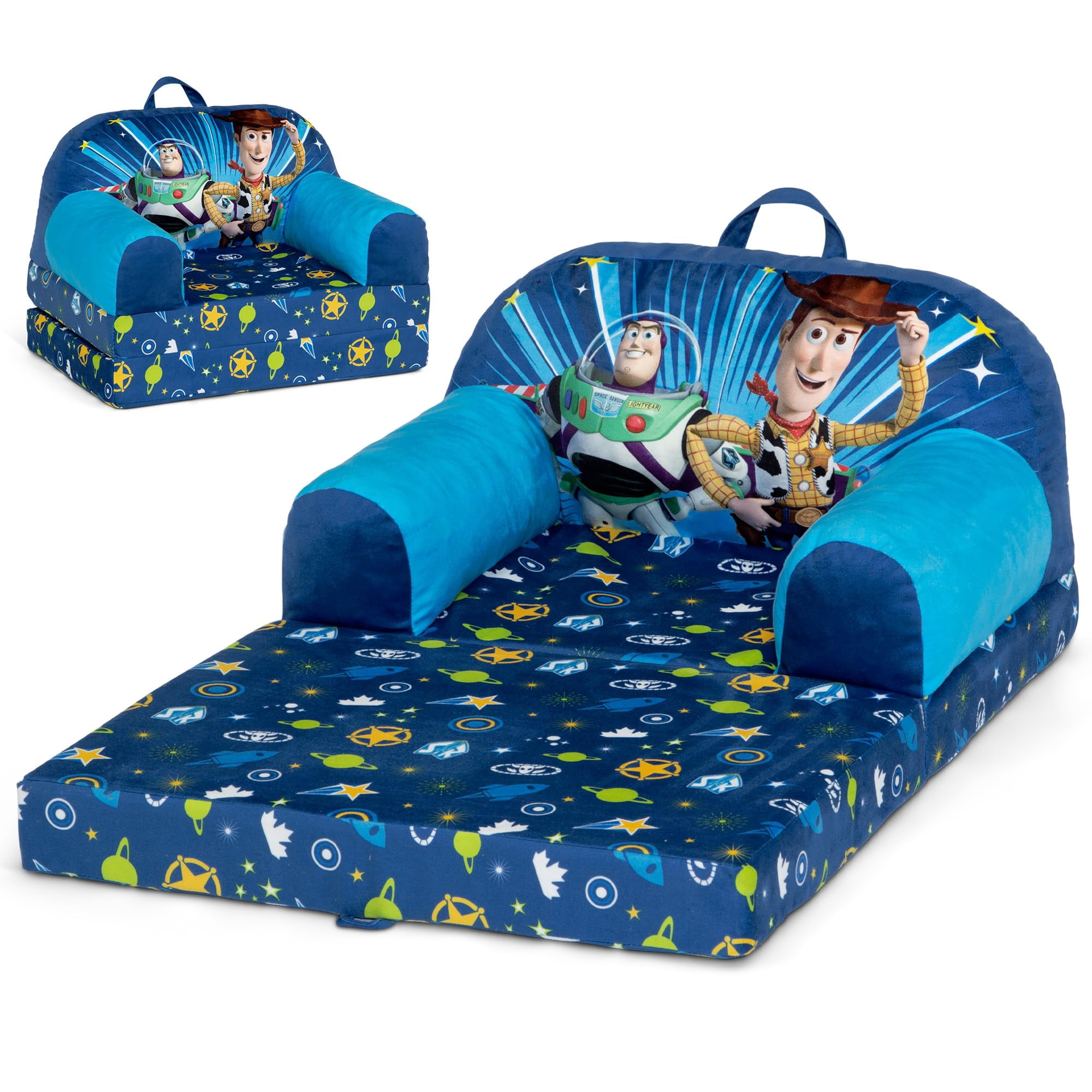 Silla Infantil Delta Children Toy Story Cozee Buddy Plegable Azul