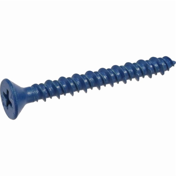 Tornillo para hormigón HILLMAN Tapper, 6 mm de profundidad x 3 cm de largo, acero, paquete de 100 un