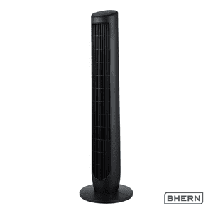 Kiosclub - Ventilador Torre Control Remoto Oscilante 3 Velocidad Bhern