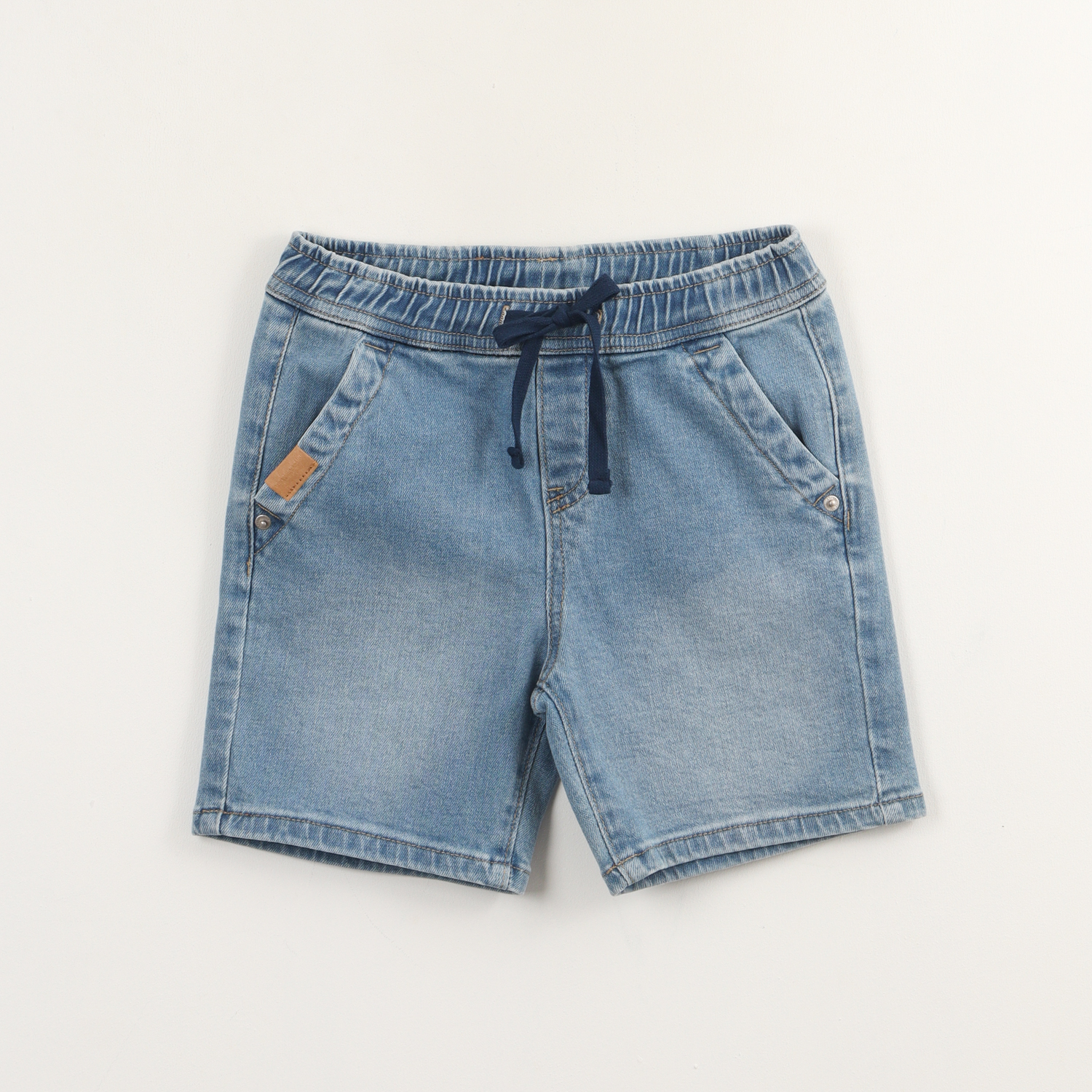 Short Niño Azul Denim Básico The Brands Club