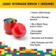 thumbnail image 4 of Storage Solution Room Copenhagen LEGO Round Brick 1, rojo, 4 of 7