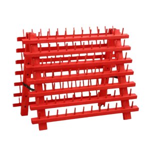 Magideal - Soporte Para Hilo De Coser, Organizador De Hilo De Coser, Soporte De Almacenamiento De 168 Agujeros, Estante Para Hilo Portátil Para Accesorios De Bor