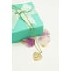 thumbnail image 2 of Colgante Corazon Mariposa Zirconia Pave Chapado En Oro 18k, 2 of 3