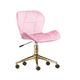 thumbnail image 1 of Silla Escritorio Mariposa Felpa Gold - Rosado, 1 of 3
