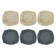 thumbnail image 3 of 6 Piezas Universal Spandex Stretch Boda Comedor Silla Asiento Cubierta, 3 of 5