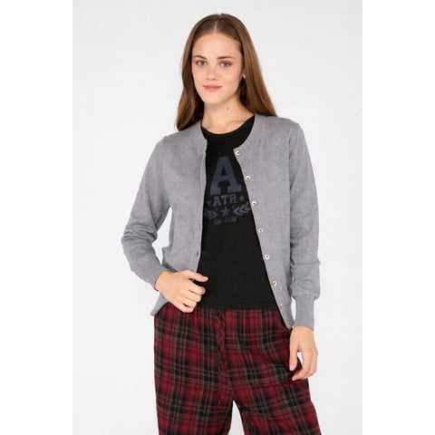 Atr - Cardigan Ignacia Gris Gris S