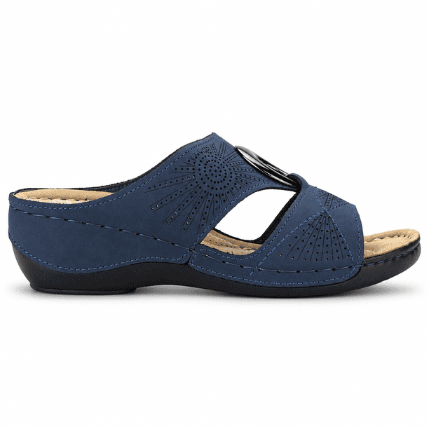 Sandalia Chalada Mujer Kon-5 Azul Casual
