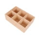 thumbnail image 1 of Portalápices De Madera Con 6 Compartimentos, Organizador De Rotuladores Para Escritorio, Hogar Y Aula., 1 of 5