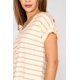 thumbnail image 3 of Polera Rayas Lurex Sofía Beige/Blanco beige L, 3 of 5