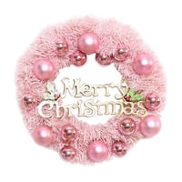 Bothyi - Guirnalda De Flores Artificiales Para Colgar En Casa, Guirnalda Festiva Navideña De 30Cm Con Bola