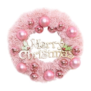 Bothyi - Guirnalda De Flores Artificiales Para Colgar En Casa, Guirnalda Festiva Navideña De 30Cm Con Bola