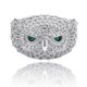thumbnail image 1 of Sparkly Punky Rapper Luxury Trendy Rings para Hombre Brillante Búho con Hielo Hip Hop Circonia Cúbica Anillos de Compromiso para Hombre, 1 of 9