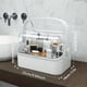 thumbnail image 1 of 1pc Waterproof Makeup Organizer with Dustproof Cover and Portable Handle - Perfect for Bathroom, Bedroom, and Dresser - Keep Your Cosmetics Safe and Organized, 1 of 5