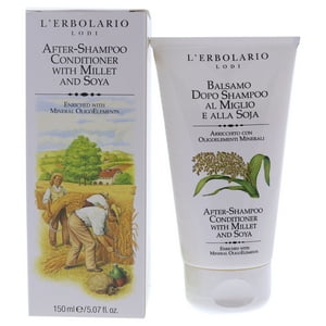 Lerbolario - Acondicionador Para Después Del Champú - Mijo Y Soja De Para Unisex - Acondicionador De 5,07 Oz
