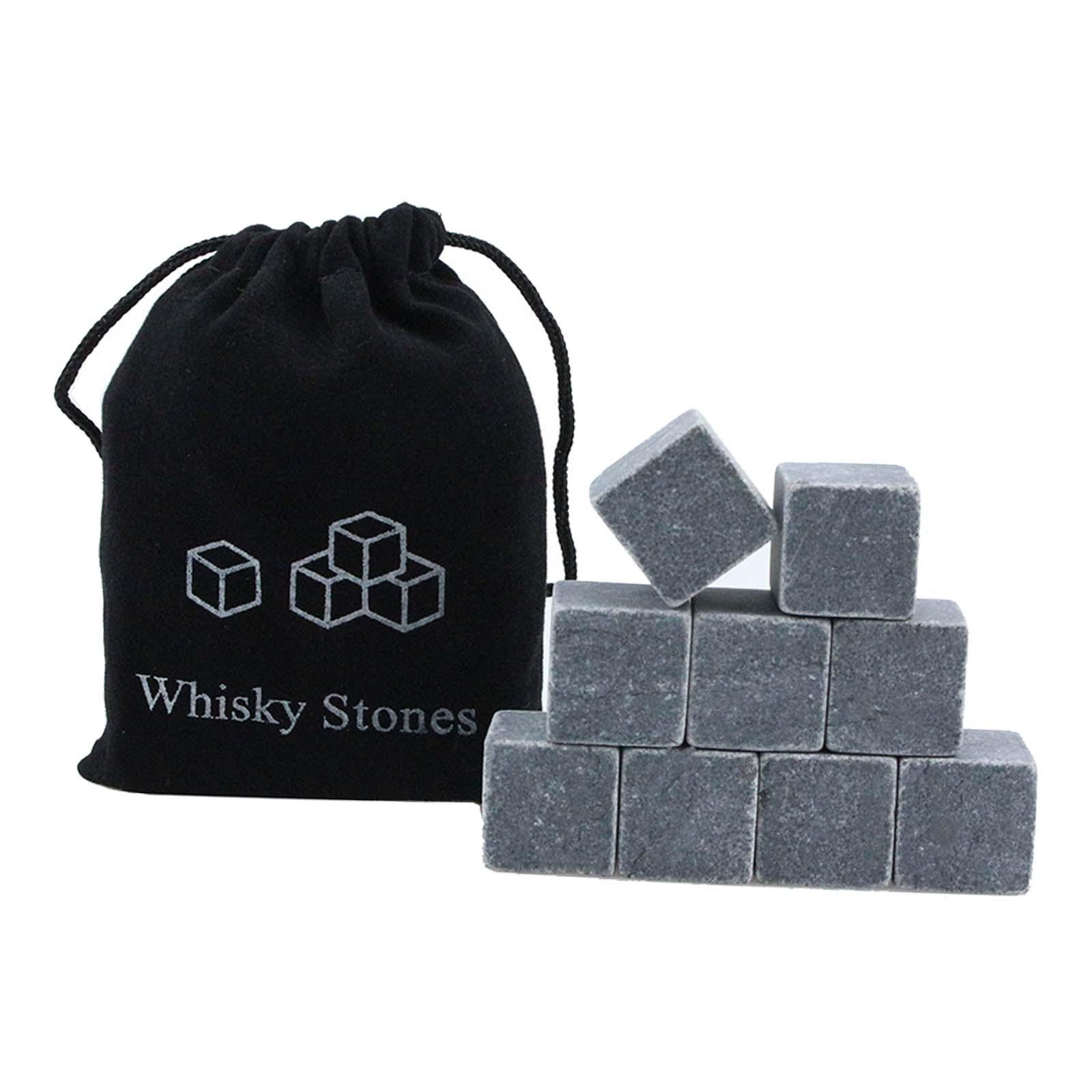 Magideal - 9 Uds. De Cubitos De Hielo De Mármol De Rocas, Cubitos De Hielo Reutilizables Para Hombres, Papá, Marido, Novio, Rocas Refrigerantes De Hielo, Rocas R