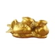 thumbnail image 4 of Figura De Pato Mandarín, Escultura De Pareja Dorada Para Oficina, Coche, Decoración De Bodas, 11 Cm, 4 of 5