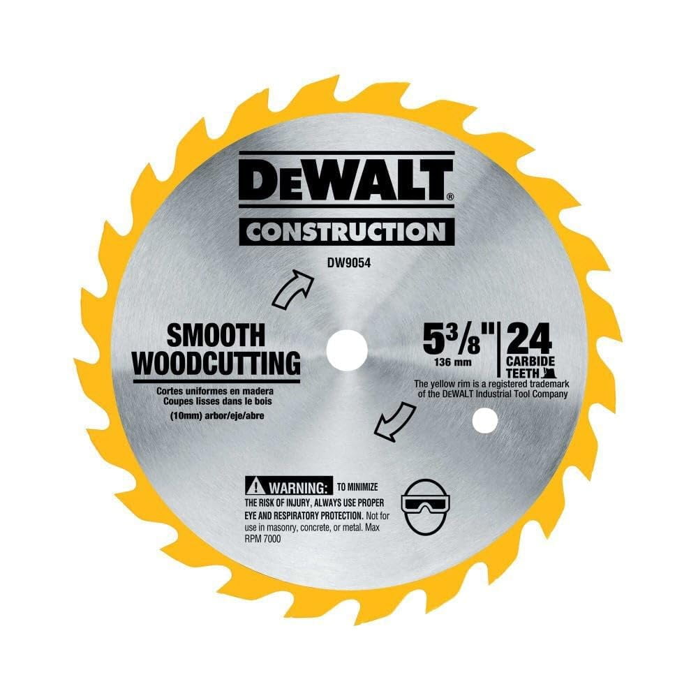 Hoja De Sierra Circular Dewalt Dw9054 Para Cortar Madera De 13,65 Cm