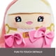 thumbnail image 4 of Muñeca de peluche Barbie Cuutopia de 25 cm con lazos de fieltro rosa y cola de caballo, 4 of 6