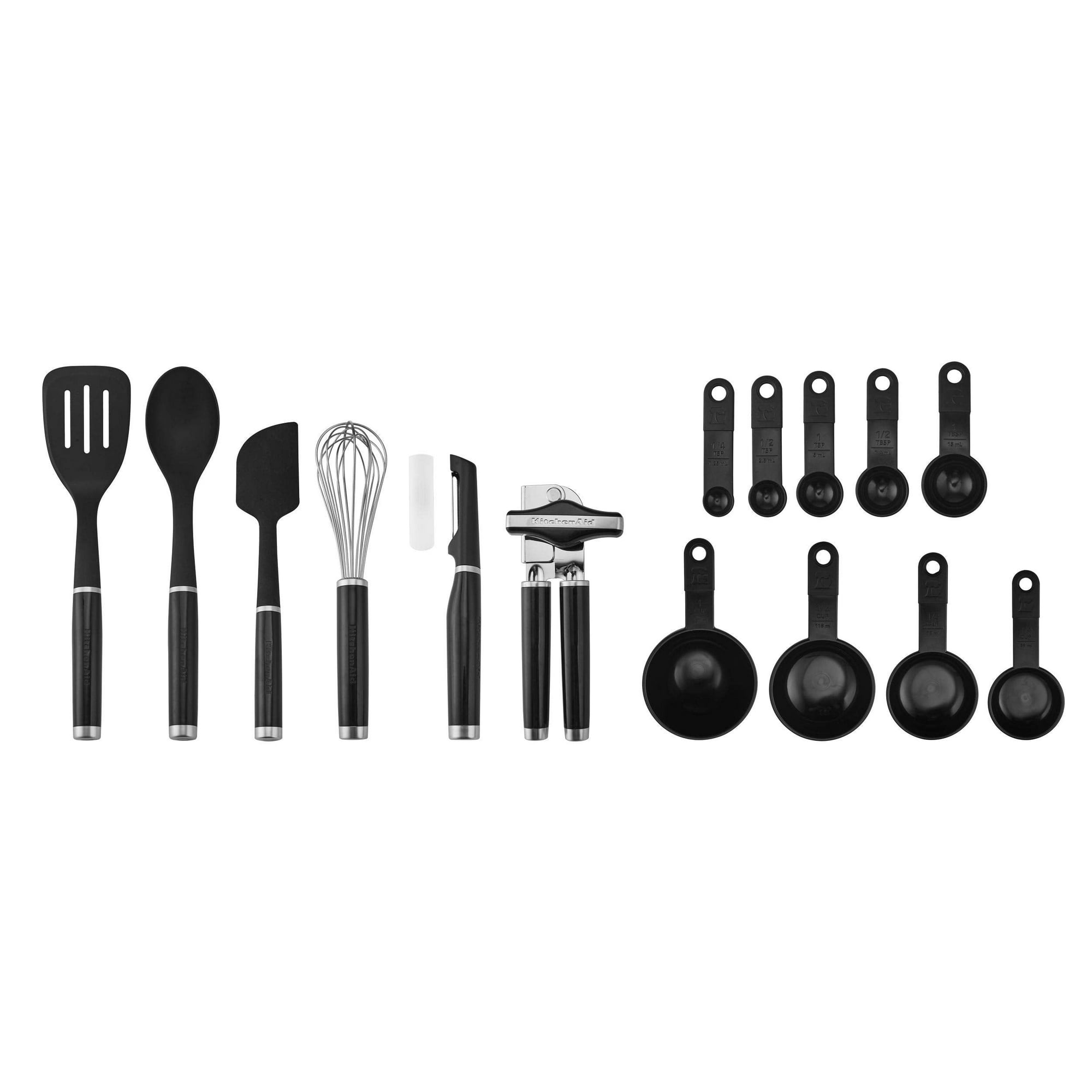 Kitchenaid Classic Tool And Gadget Set, 15 Piezas De Negro Kitchenaid Kitchenaid