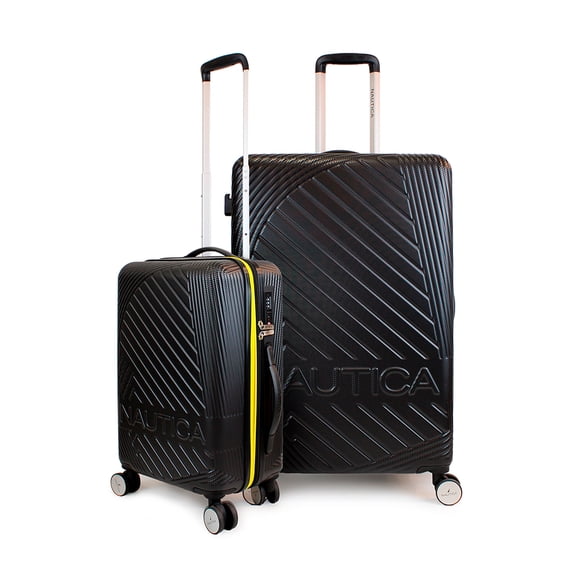Pack 2 maletas Nautica S+L Bahamas 10kg y 23kg negra