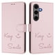 thumbnail image 1 of Funda Cartera para Samsung Galaxy S25 Plus con Bloqueo RFID, Cierre Magnético y Ranuras Tarjetas Rosa, 1 of 6