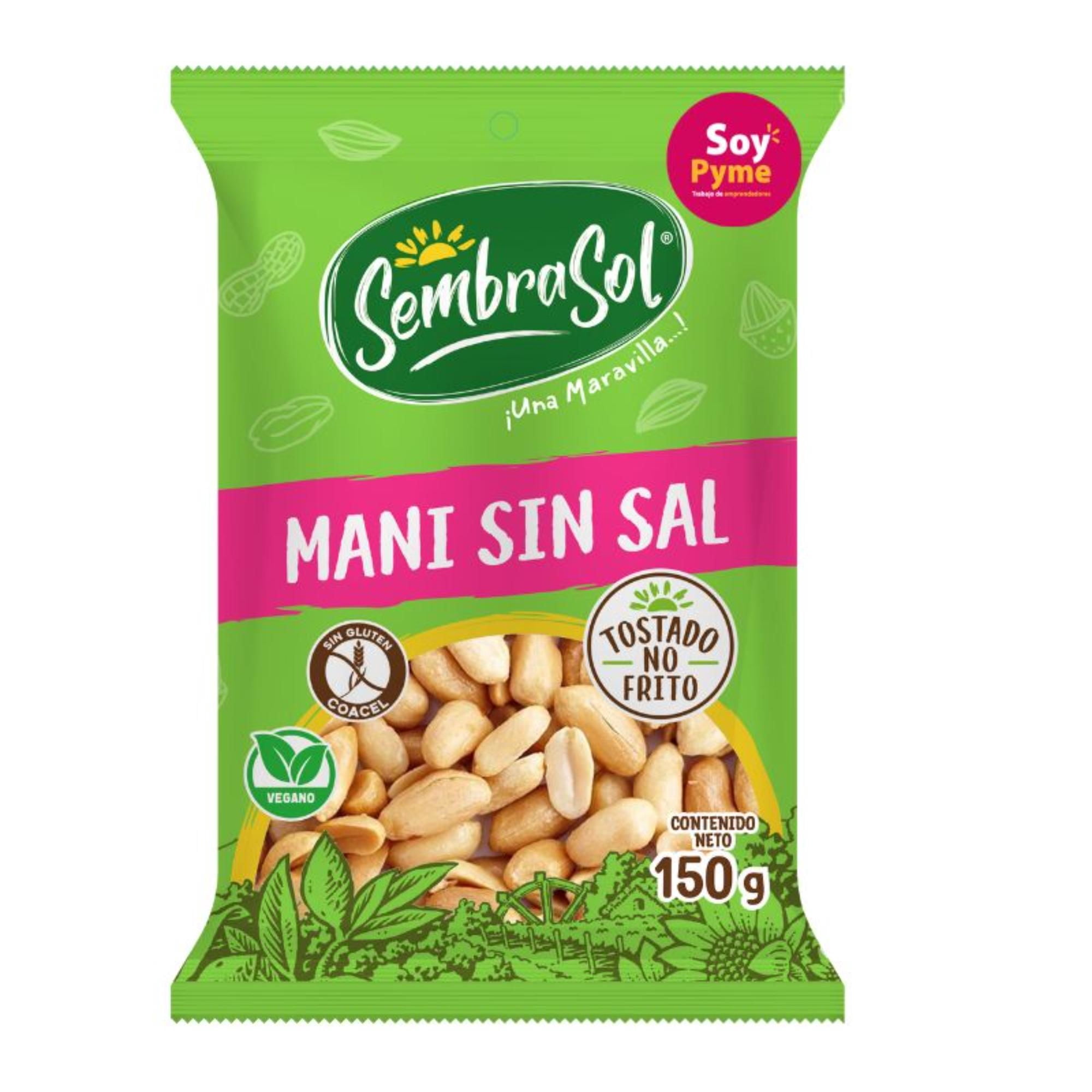 Maní Tostado Sin Sal 150 g Sembrasol