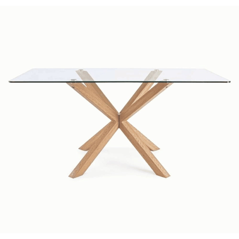 Oh! Mi Hogar ® - Mesa Ohmioh Rectangular De Vidrio 140x80cm