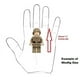 thumbnail image 3 of Minifigura de LEGO Star Wars: Darth Maul con plata metálica, 3 of 3