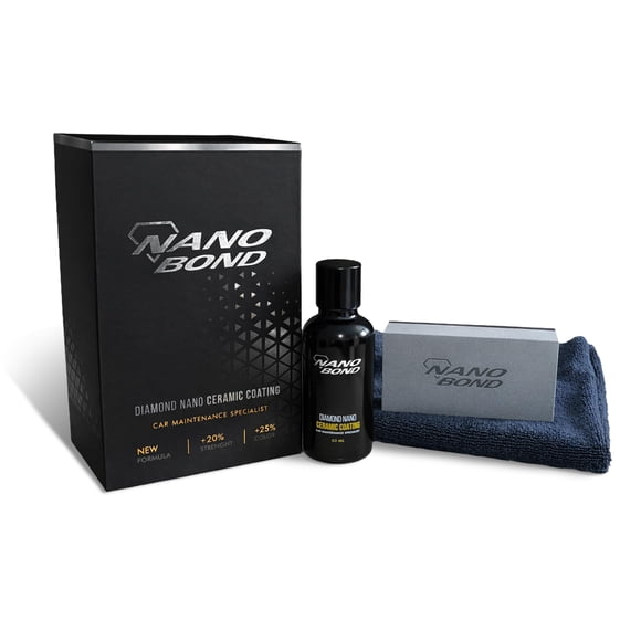 Kit de recubrimiento cerámico para auto Nano Bond PRO 9H 60 ml