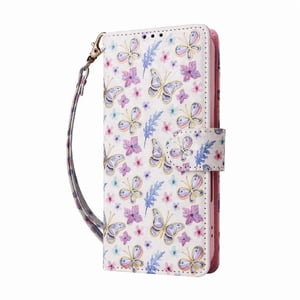 Foxdock Funda Tipo Cartera Floral Para Samsung Galaxy A36 5G ,Funda Con Tapa De Cuero Pu, Protección Antigolpes Con Ranuras Para Tarjetas Y Soporte