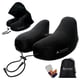 thumbnail image 1 of Almohada inflable de viaje Modern Advantage con cuello con capucha negra, 1 of 5