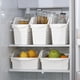 thumbnail image 5 of Canasto Organizador Gabinete Baño Cocina Con Ruedas Ancho Blanco, 5 of 10
