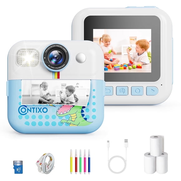 Cámara de Impresión Instantánea Contixo Kids KC4 Azul
