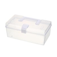 Bothyi - Contenedor Transparente Contenedor Portátil Para Almacenar Cosméticos Suministros De Pesca Cremas