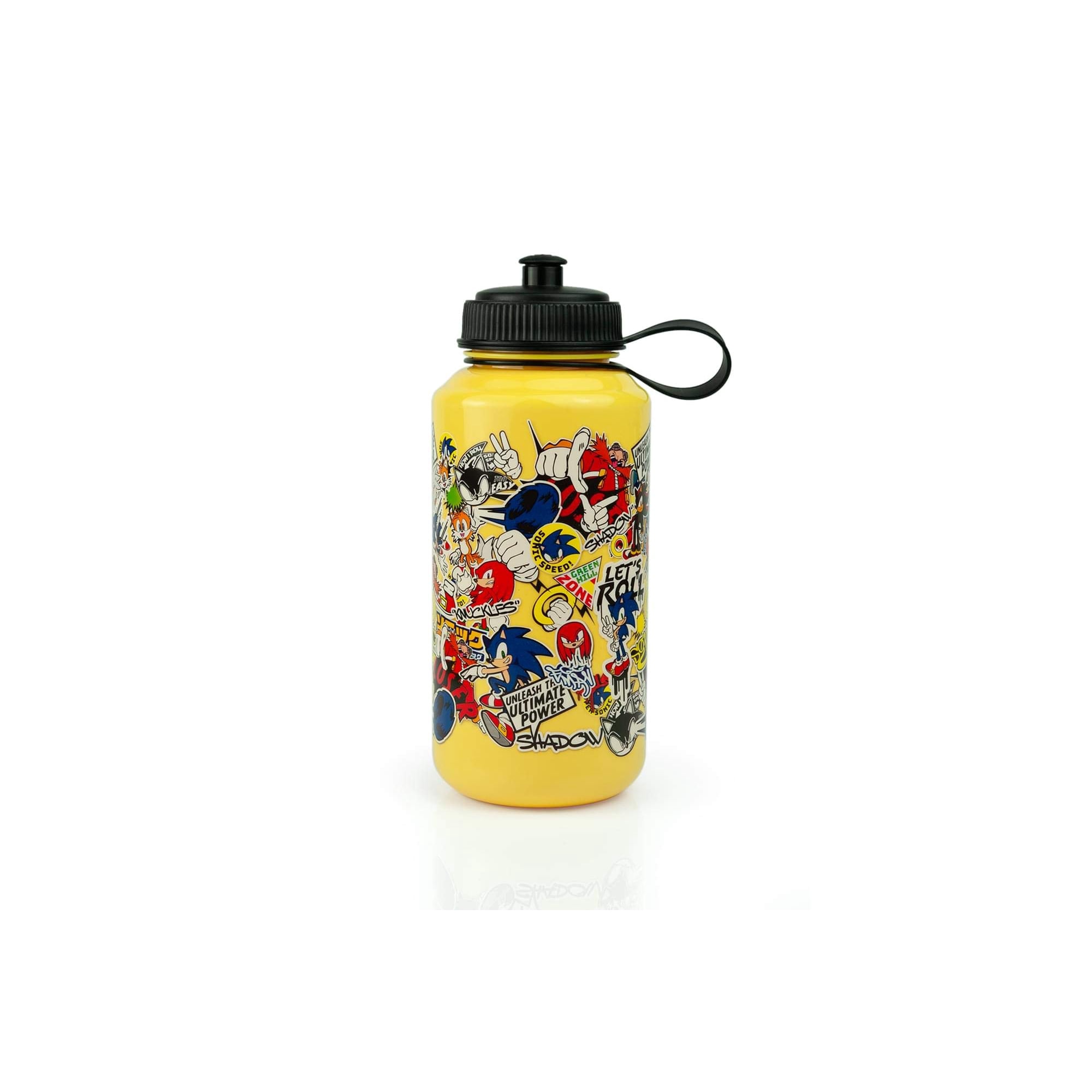Botella De Agua Sonic The Hedgehog Sticker Bomb 950 Ml