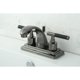 thumbnail image 5 of Grifo para lavabo Kingston Brass Water Onyx de 4 pulgadas, instalación central, 5 of 7