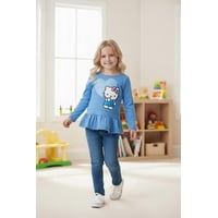 Polera Niña Hello Kitty Turquesa 6